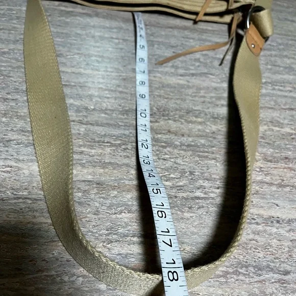 Fossil khaki shoulder/ crossbody bag with studs - Picture 12 of 16